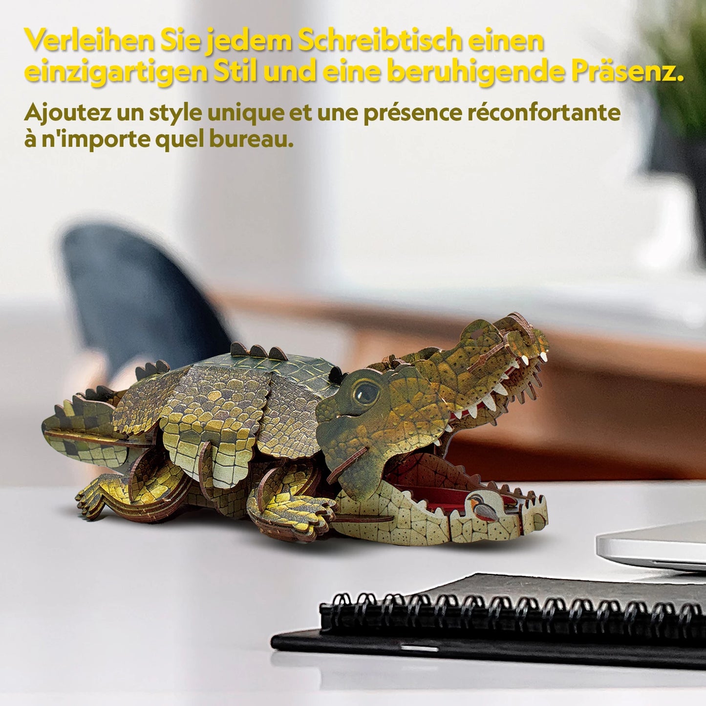 PUZZLE 3D CROCODILE, 54 PIÈCES