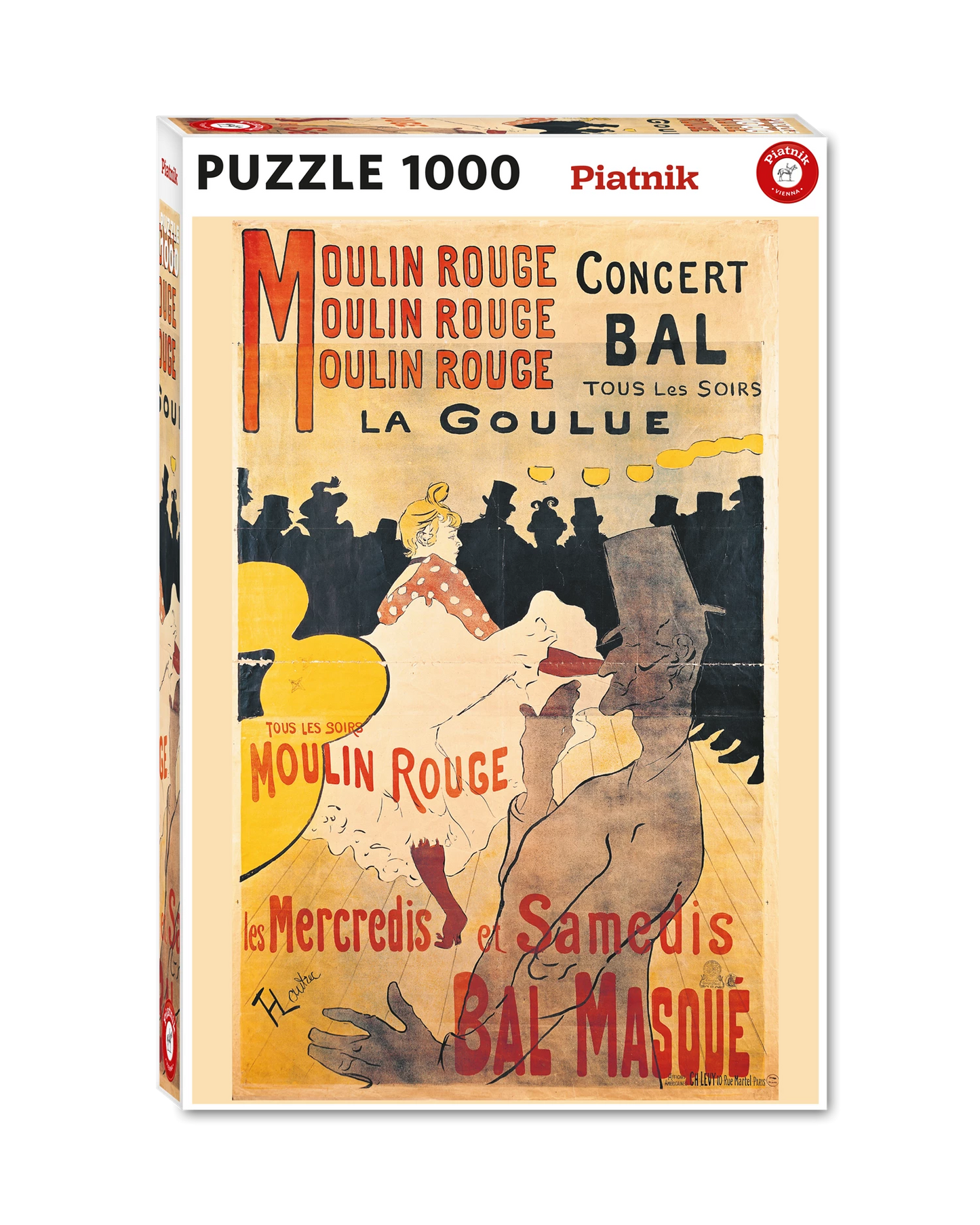 TOULOUSE-LAUTREC LA GOULUE 1000 TEILE
