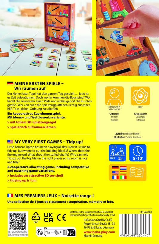 MES PREMIERS JEUX : ON FAIT LE MÉNAGE !