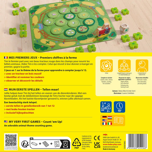 MEINE ERSTEN SPIELE – ERSTE ZAHLEN AUF DEM BAUERNHOF