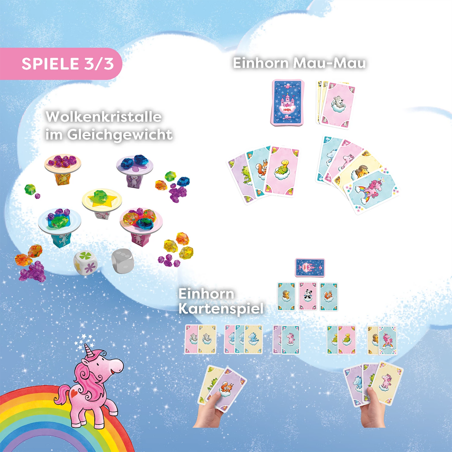 UNICORN GLITTER GLÜCK – SPIELSAMMLUNG (D)