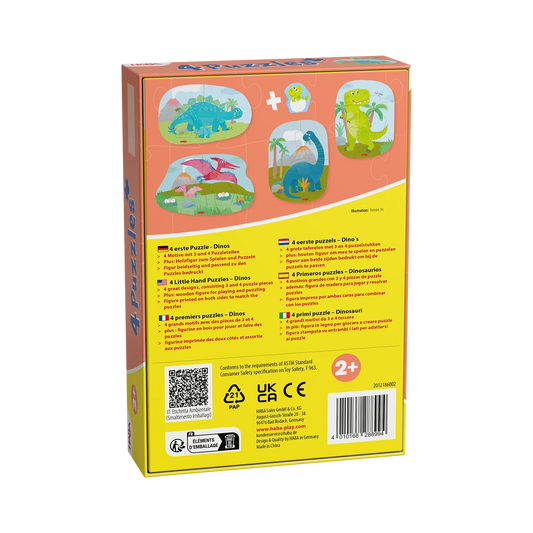 PRIMI 4 PUZZLE - DINOSAURI