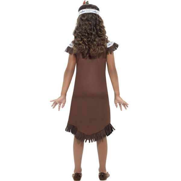 COSTUME DA RAGAZZA INDIANA MARRONE TAGLIA S 🔶