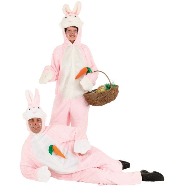 COSTUME DA CONIGLIETTO ROSA TAGLIA UNICA 🔶