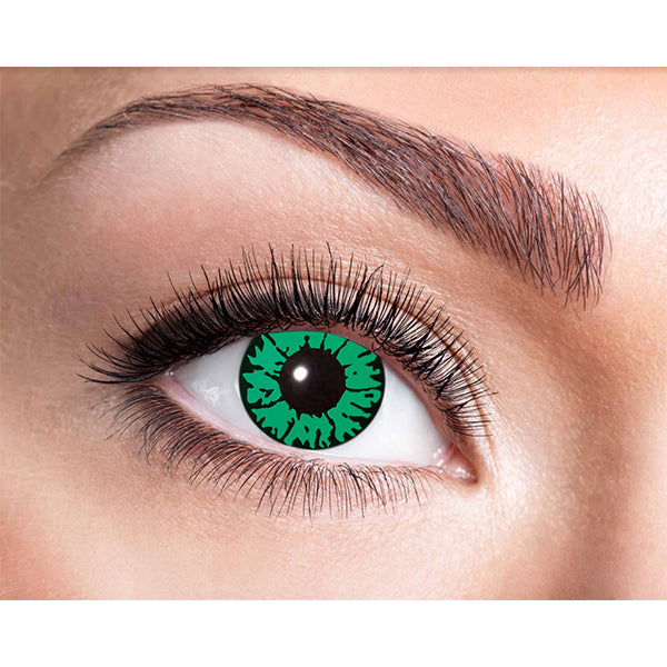 LENTILLES DE CONTACT VERT REPTILE 🔶