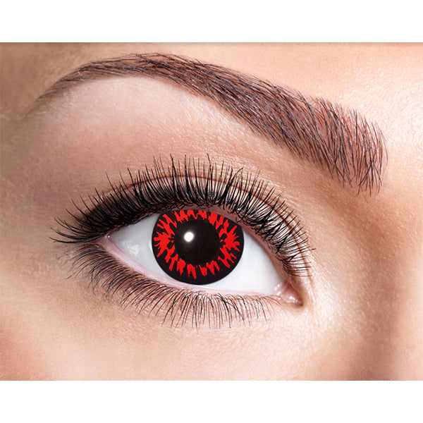 LENTILLES DE CONTACT LOUP ROUGE 🔶