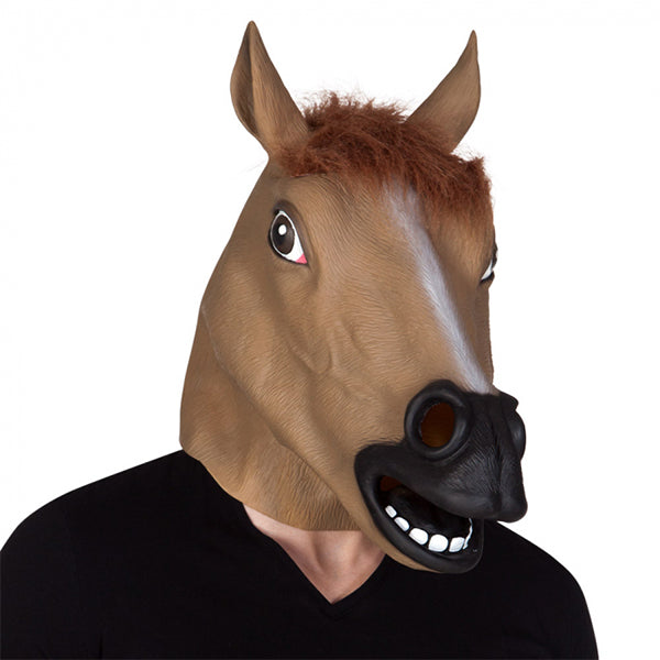 MASQUE EN LATEX TÊTE DE CHEVAL 🔶