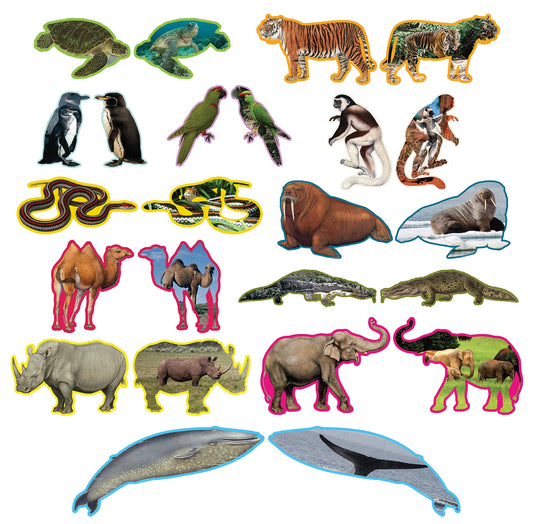 12 PUZZLES D'ANIMAUX
