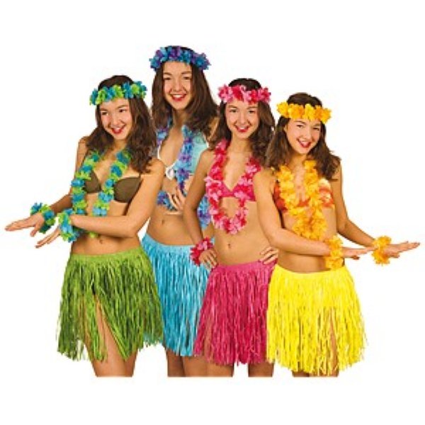SET HAWAÏEN 4 PIÈCES ASSORTIES 🔶