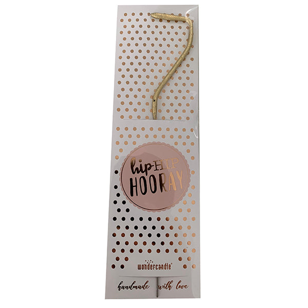 WONDERCANDLE HIP HIP HOURRA OR 7 🔶