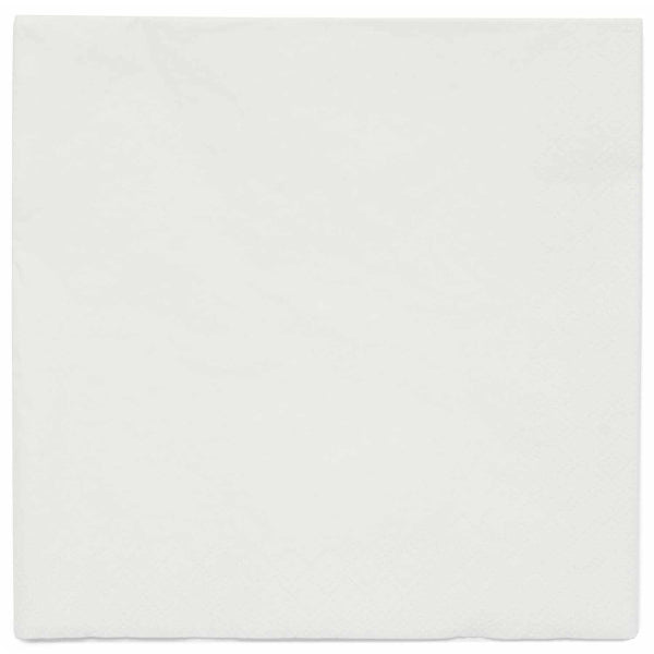 20 SERVIETTEN 33 CM WEISS 🔶