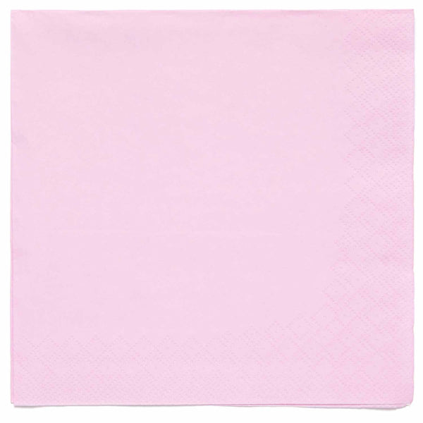 20 SERVIETTEN ROSA 33 × 33 CM 🔶