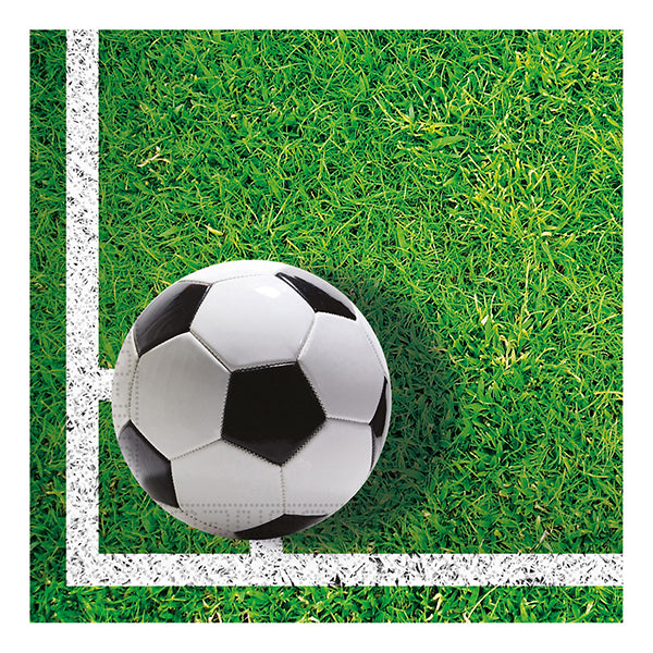 20 FUSSBALL-SERVIETTEN 33 × 33 CM 🔶