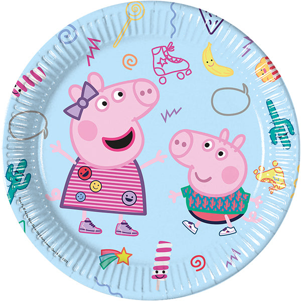 8 TELLER PEPPA PIG 23 CM 🔶
