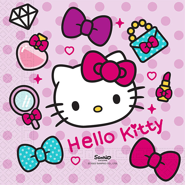 20 SERVIETTEN HELLO KITTY 🔶