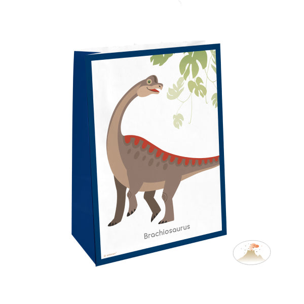 4 PAPIERTÜTEN GLÜCKLICHER DINOSAURIER 🔶