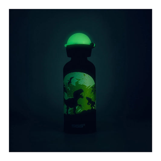 GLOW MOON DINOS TRINKFLASCHE FÜR KINDER 0,4 L