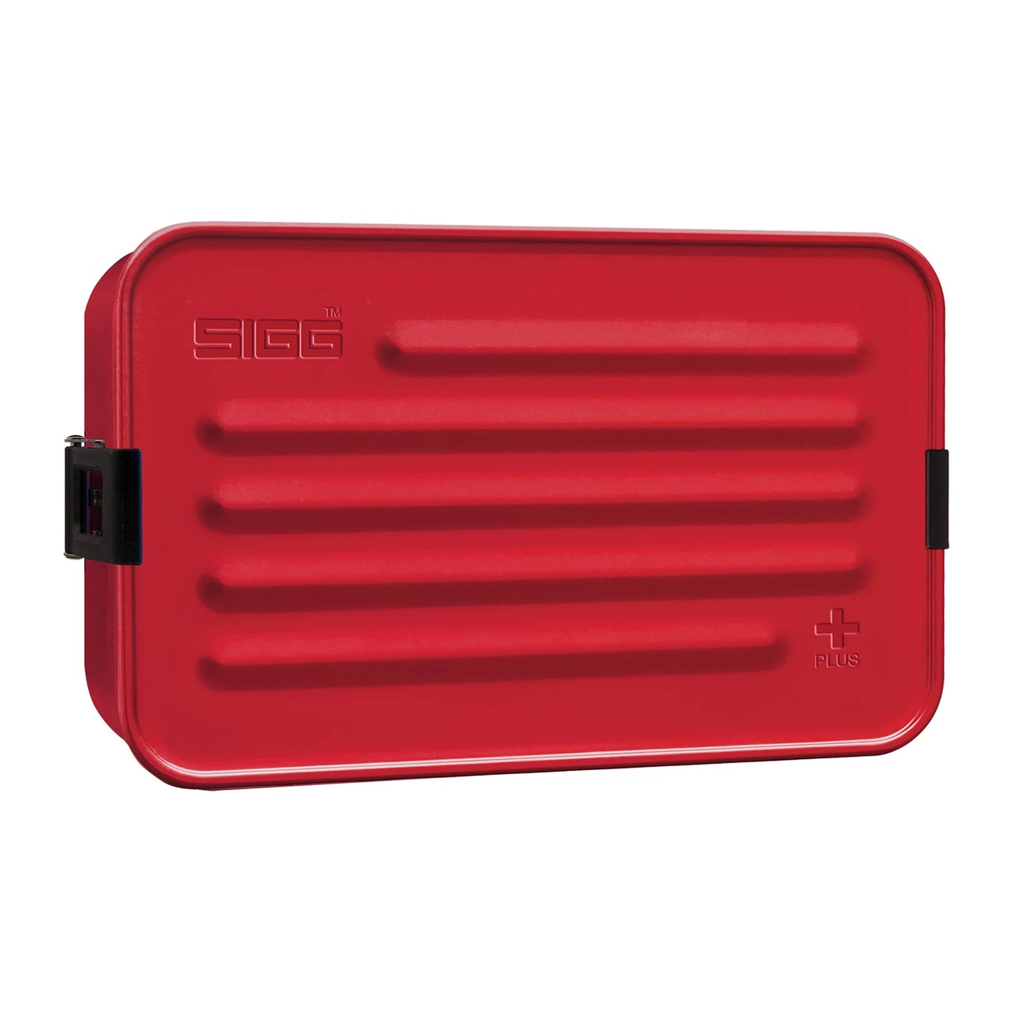 LUNCH BOX EN MÉTAL ROUGE GRAND 1,4 L