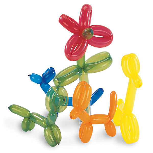 20 Modellierballons mit Pumpe 🔶