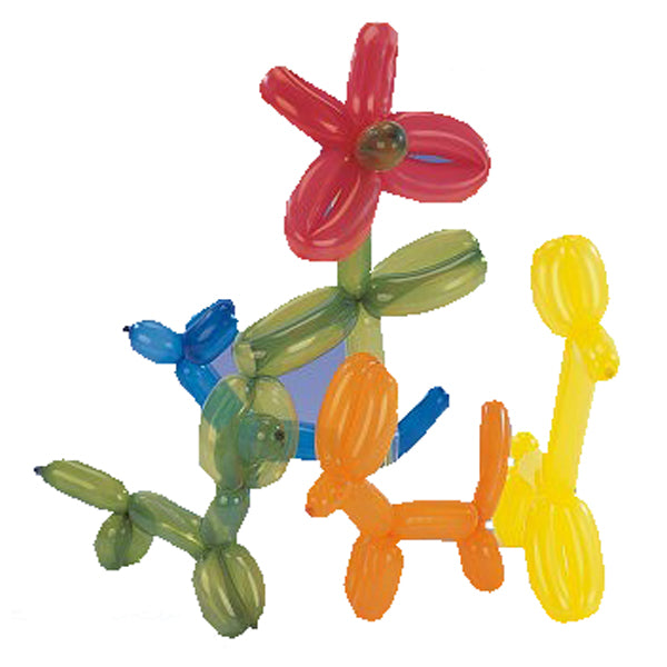 10 Modellierballons mit Pumpe 🔶