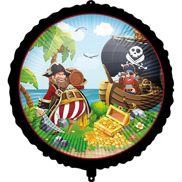 PIRATEN-FOLIEBALLON 45 CM 🔶