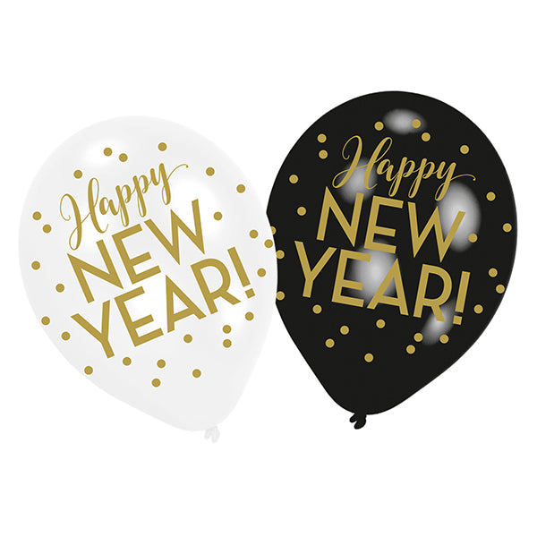 6 BALLONS BONNE ANNÉE 🔶