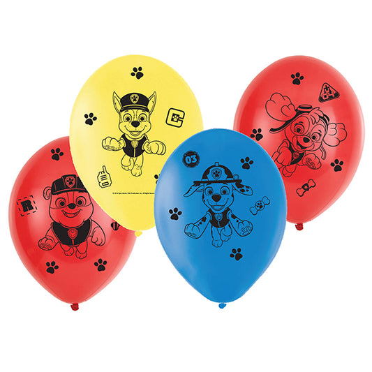 6 PALLONCINI PAW PATROL ๐ถ