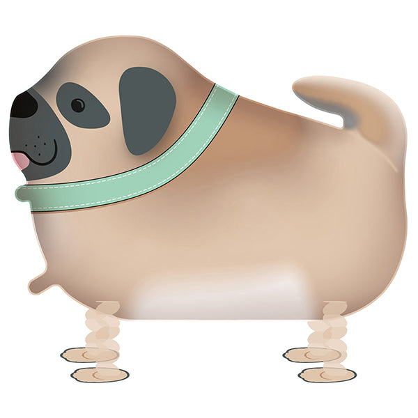 BALLON ALUMINIUM EN FORME DE CHIEN WALKING BUDDIES 59 × 42 CM 🔶