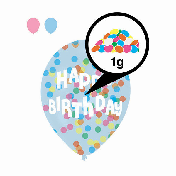 6 BALLONS EN LATEX JOYEUX ANNIVERSAIRE 🔶