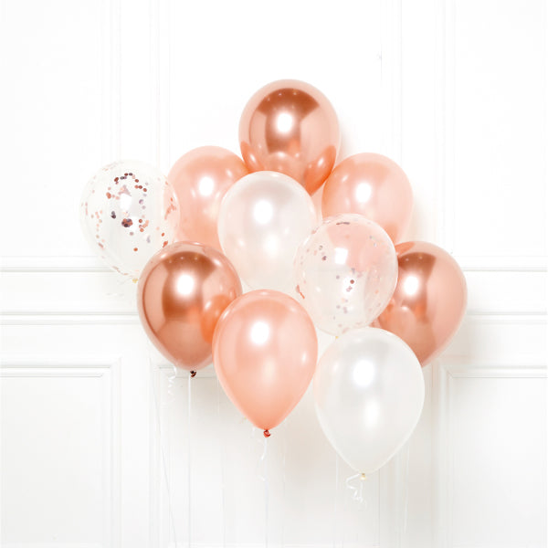 KIT DE BALLONS BRICOLAGE OR ROSE đ¶