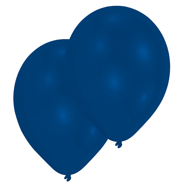 10 KÖNIGSBLAUE LUFTBALLONS 27,5 CM 🔶