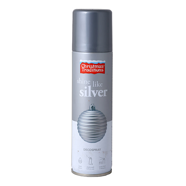 SPRAY DÉCORATIF ARGENT 150 ML 🔶