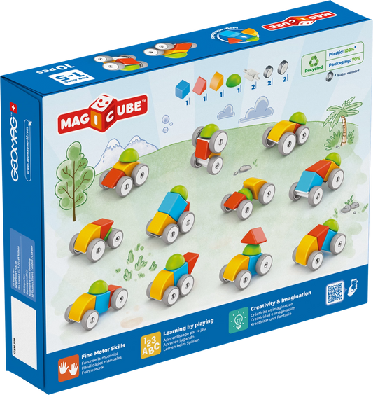 MAGICUBE BLOCKS CARS 10 PEZZI