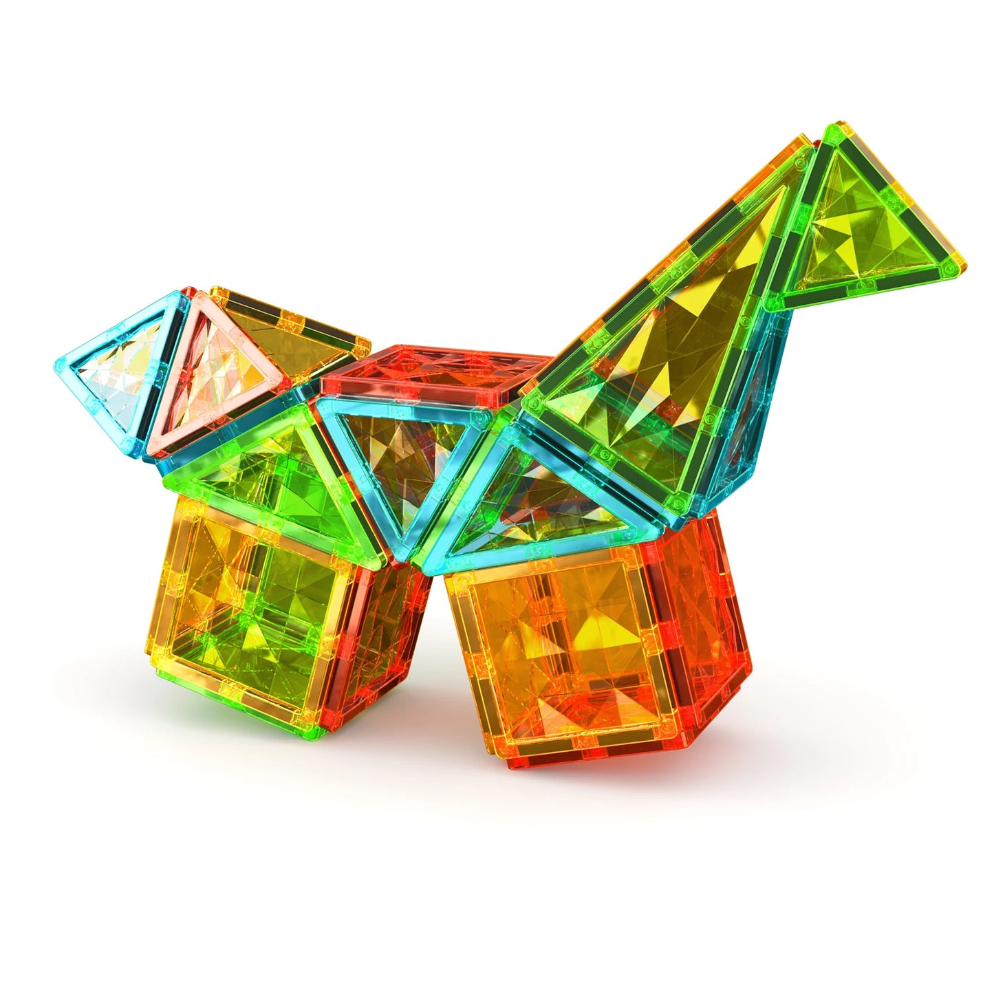 TUILES MAGNÉTIQUES GEMS ROCKET 32 PIÈCES
