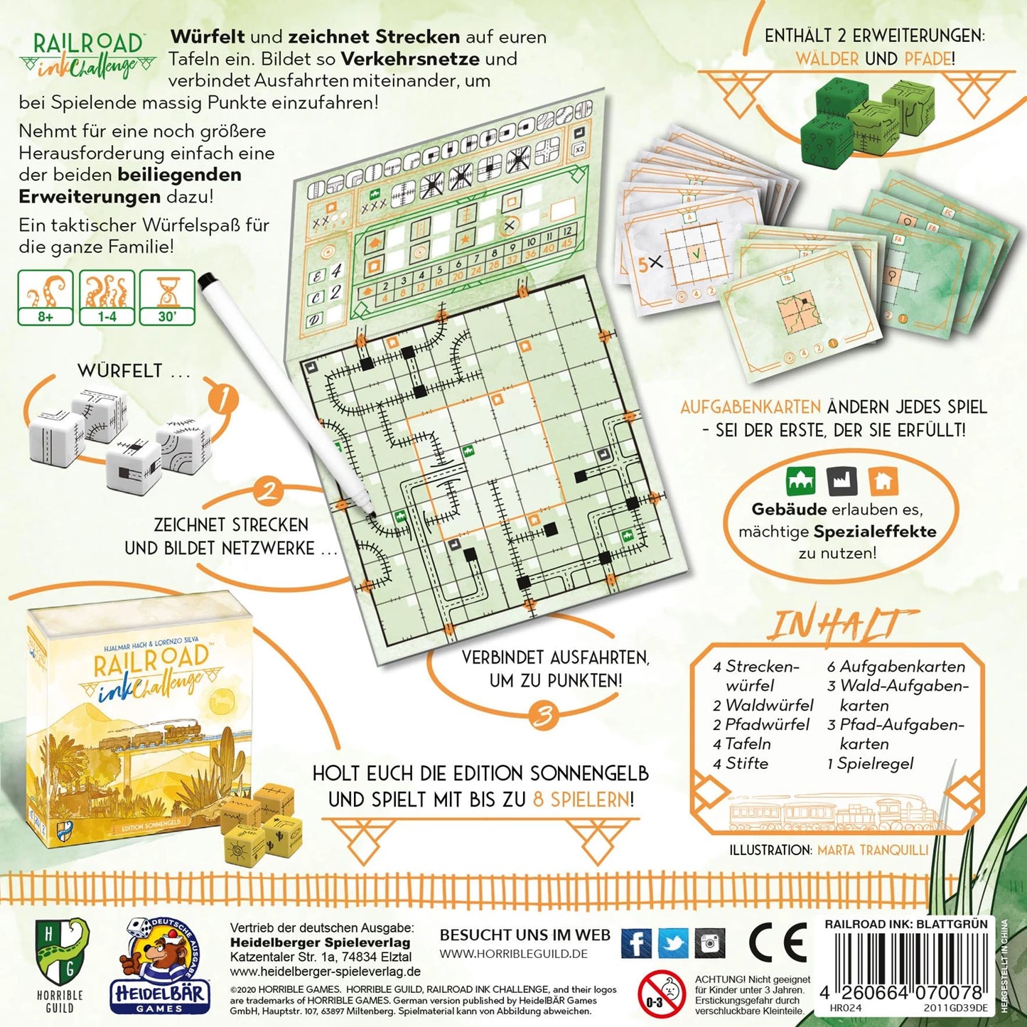 RAILROAD INK - ÉDITION VERTE FEUILLE (D)
