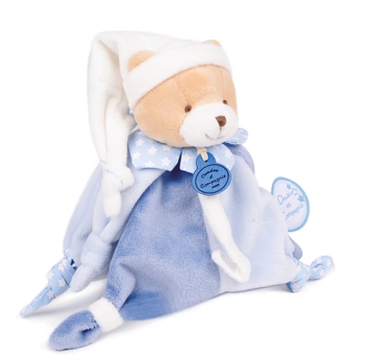 OURSON AVEC ATTACHE-SUCETTE, 17 CM