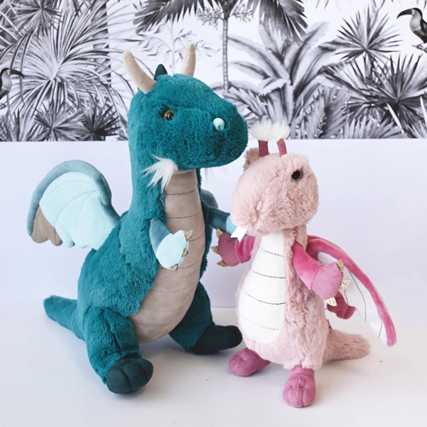 DRAGON, VERT ÉMERAUDE, 40 CM