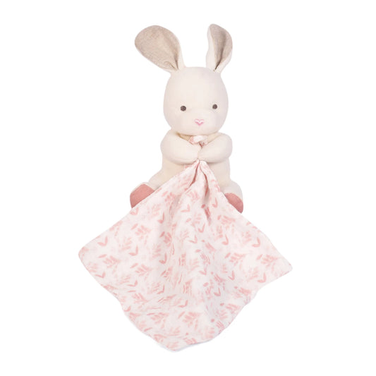 CONIGLIO BIOLOGICO CON PELUCHE, ROSA, 15 CM