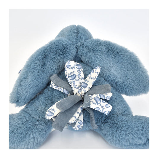 CONIGLIO PENZOLANTE, BLU, 25 CM