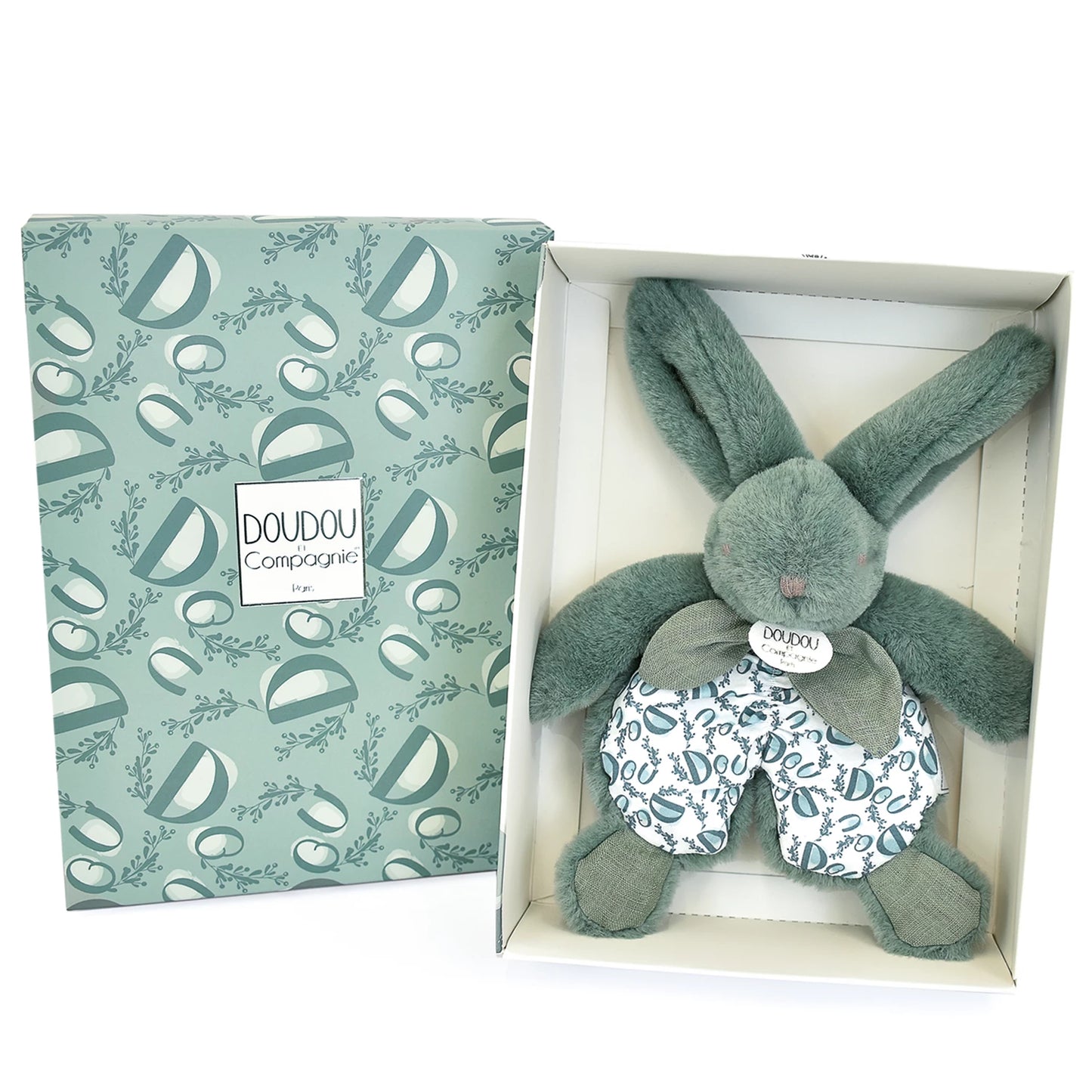 LAPIN, VERT SAUGE, 18 CM