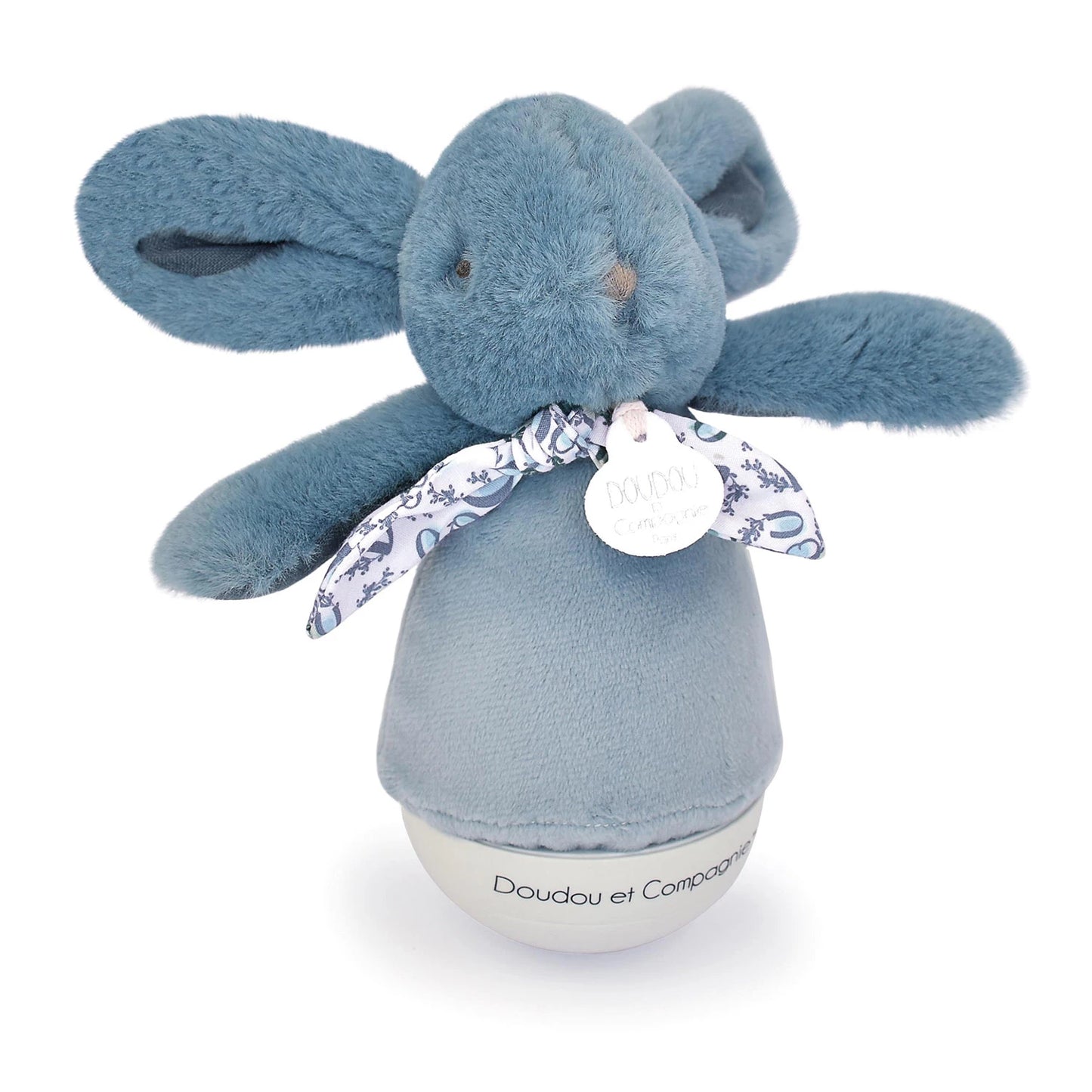 VEILLEUSE MUSICALE, LAPIN, BLEU, 16 CM