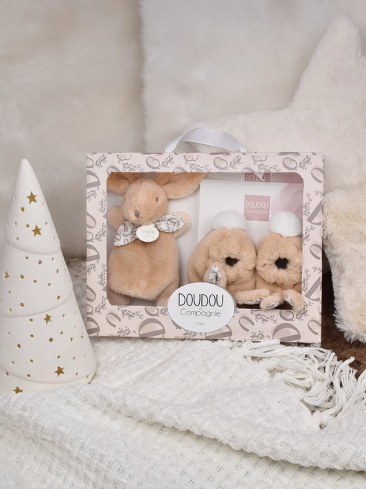 SET REGALO, CONIGLIO BEIGE, 0-6 MESI