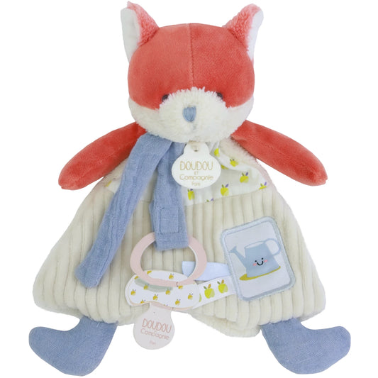PELUCHE FOX RENARD CON PORTA CIUCCIO 19 CM