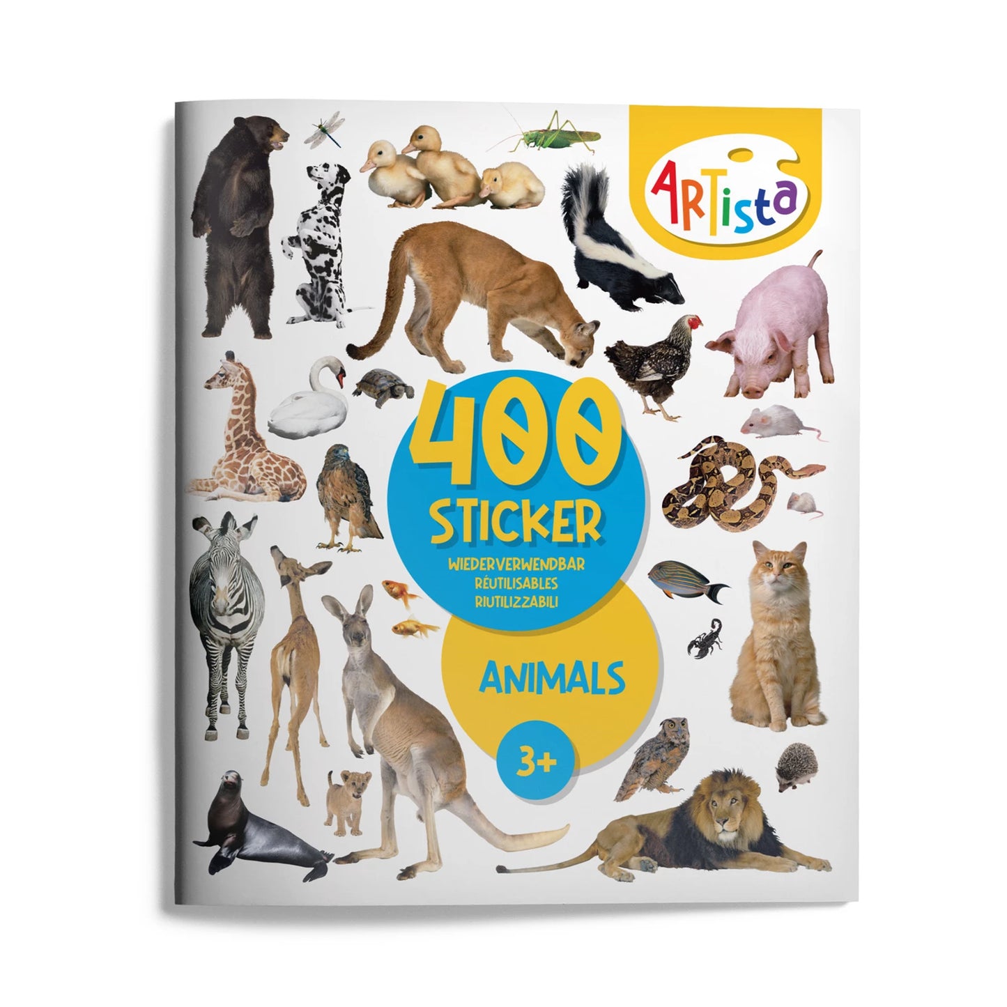 LIVRE D'AUTOCOLLANTS D'ANIMAUX