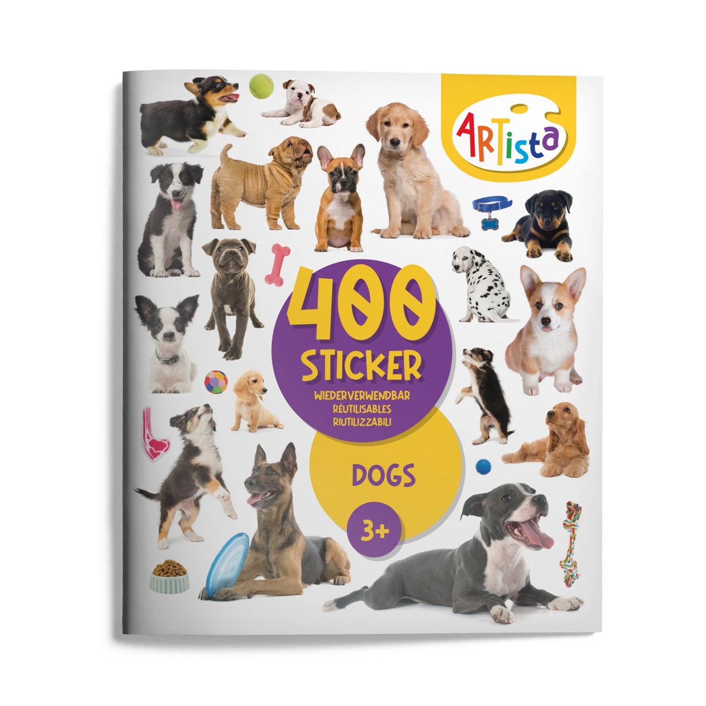 LIBRO DI ADESIVI CON CANI