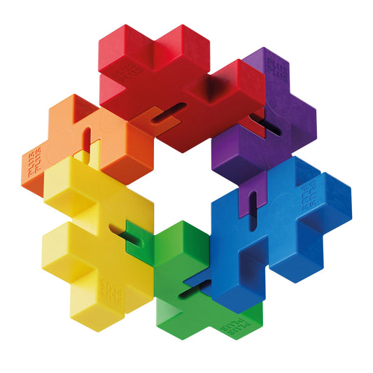 BLOCCHI DA COSTRUZIONE HEXEL FLEX, COLORATI