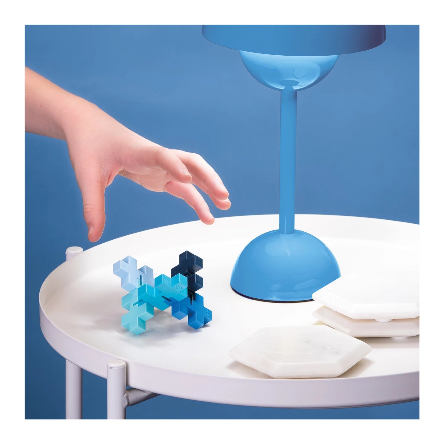HEXEL FLEX BLOCS DE CONSTRUCTION, BLEU