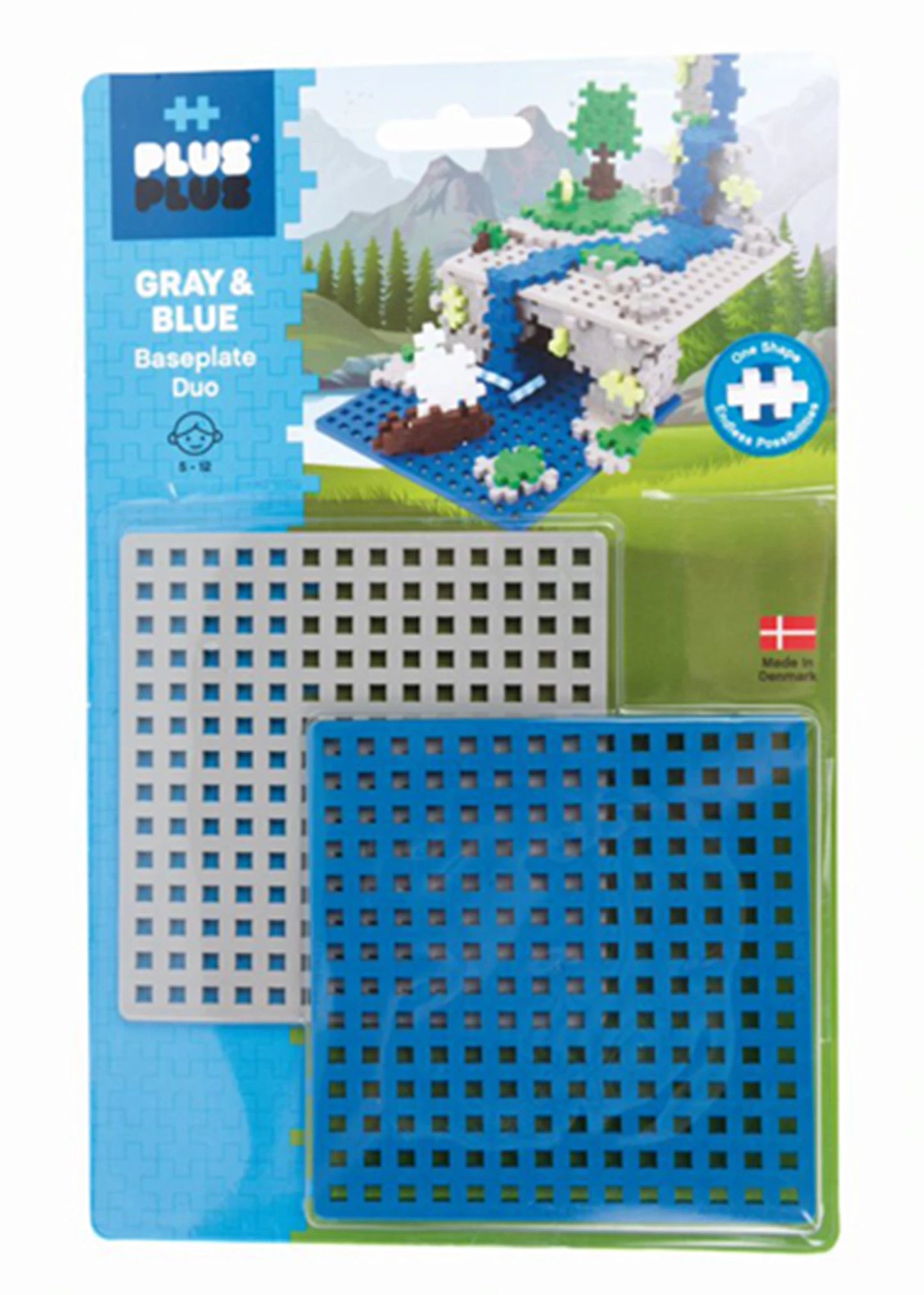 2 LOCHWÄNDE UNTEN, BLAU/GRAU