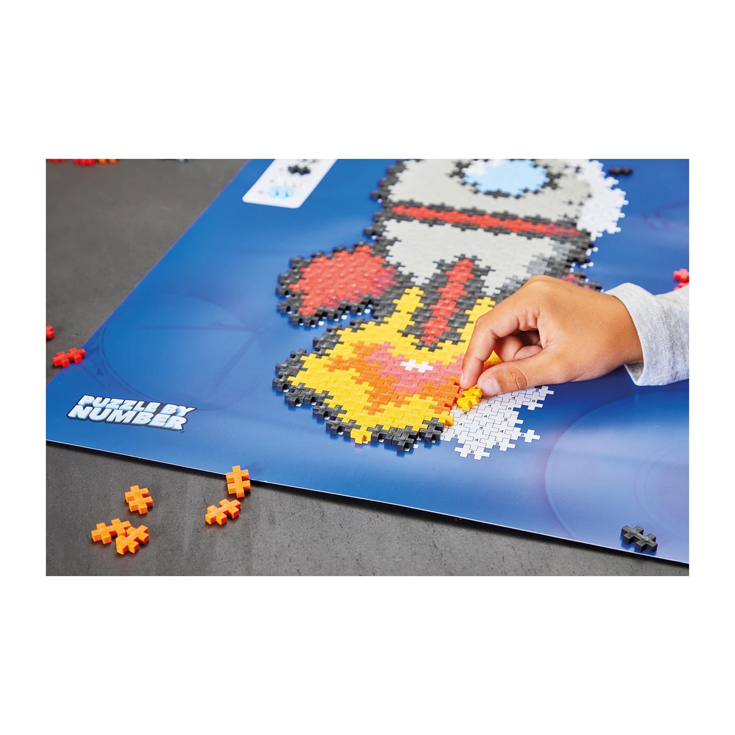 PUZZLE ROCKET MIT 500 KREATIVEN BAUSTEINEN