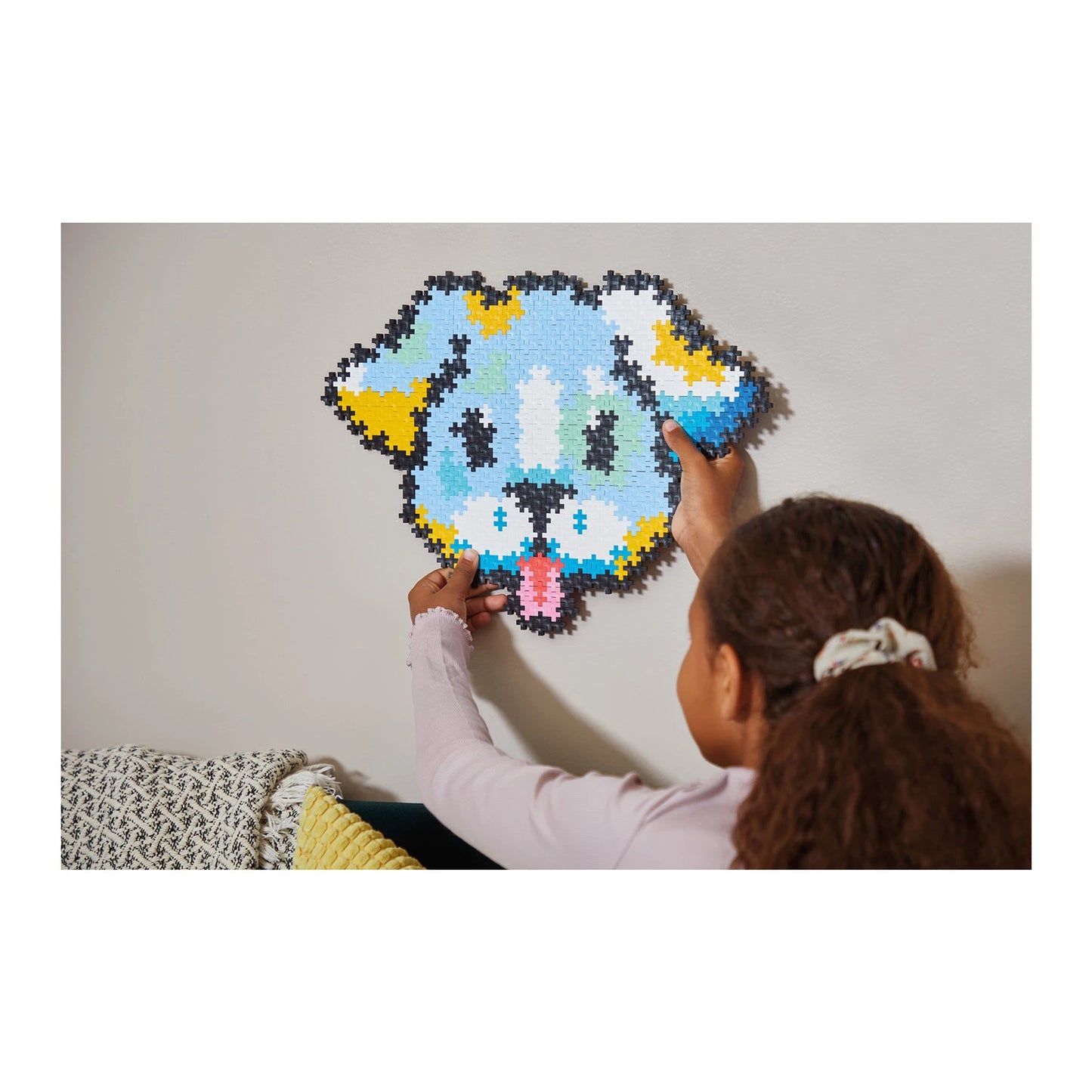 500 BLOCCHI CREATIVI PER COSTRUIRE UN PUZZLE A FORMA DI CANE
